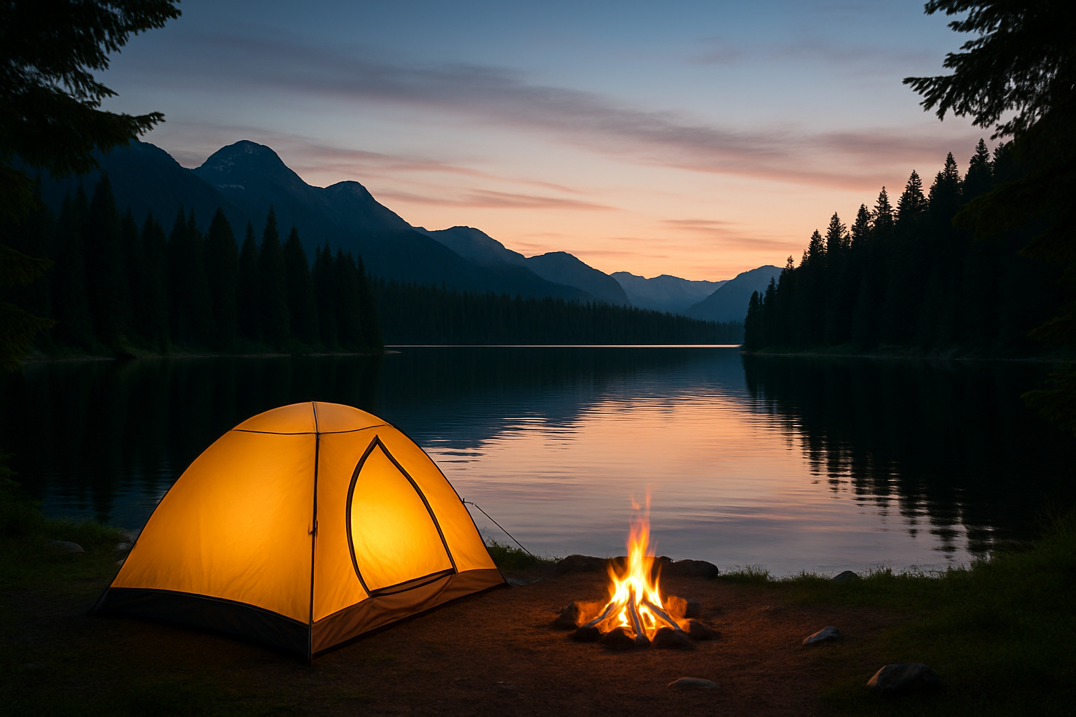 Lake Camping